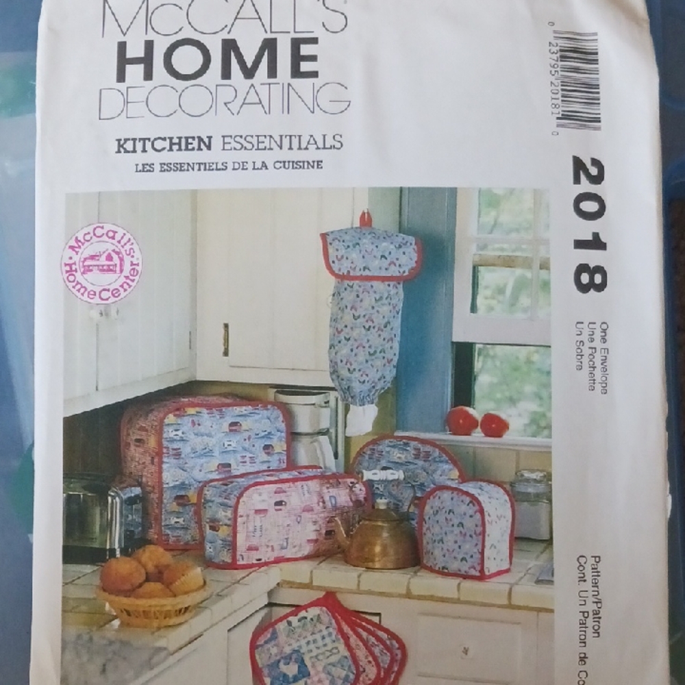 McCalls Sewing Pattern #2018 - Kitchen Essentials